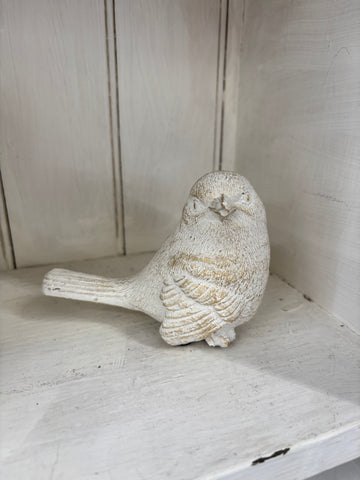 Gold Wash Cement Bird