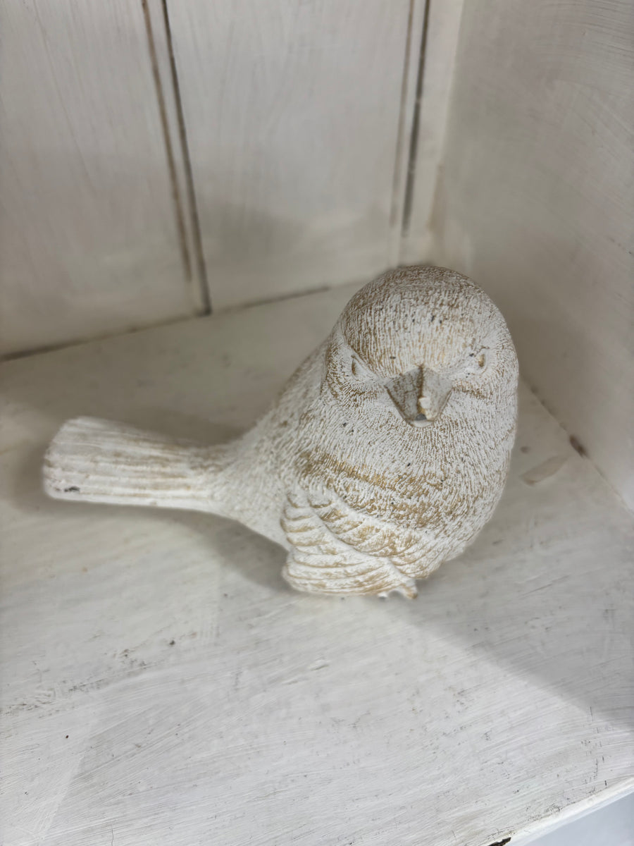 Gold Wash Cement Bird