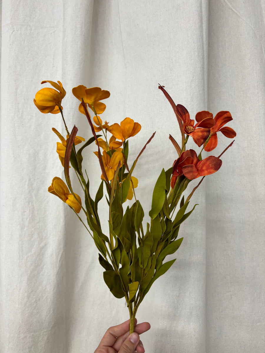 Orange Flowers - 20"