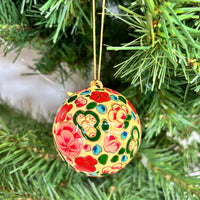 Holiday Floral Ornament