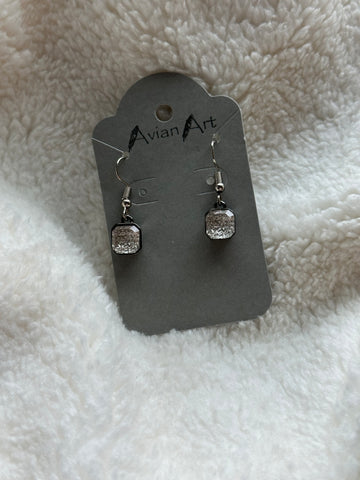 Square Bejeweled Earrings