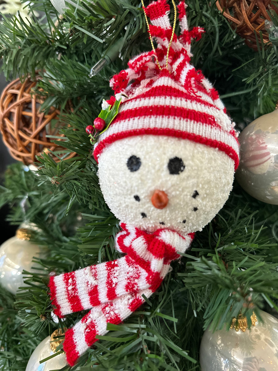 Snowman Head Ornament
