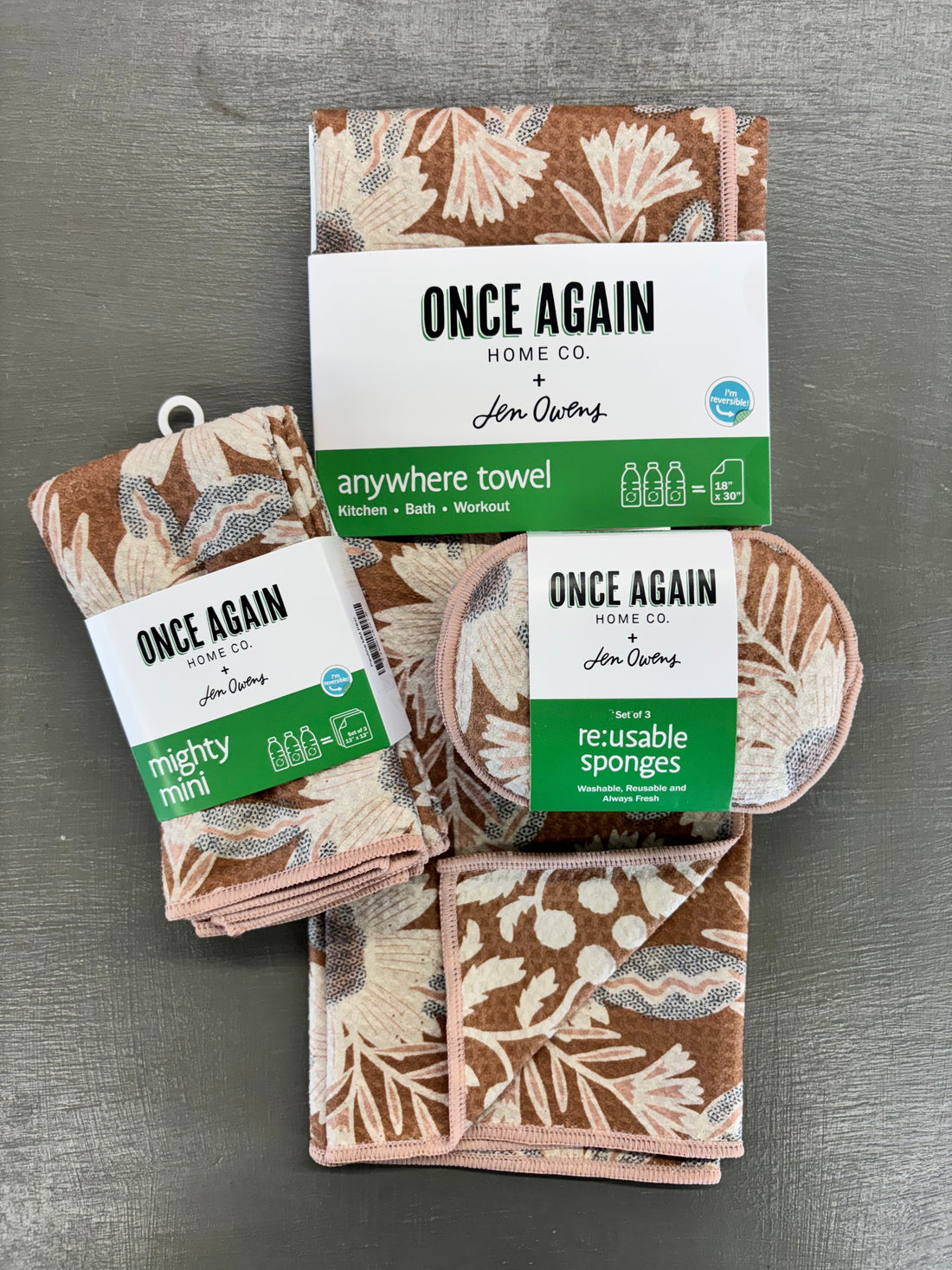 Once Again Home Co - Jen Owens Pauline: Pecan (Reversible)