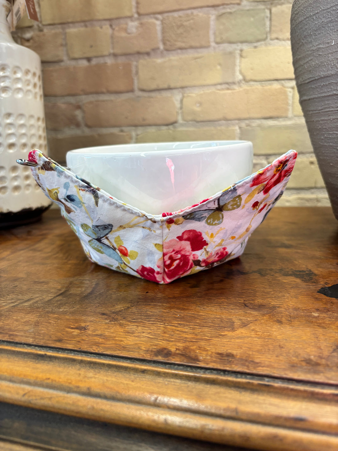 Birds + Butterflies + Flowers Bowl Cozy