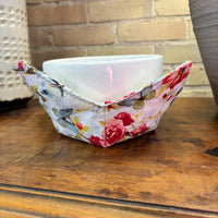 Birds + Butterflies + Flowers Bowl Cozy