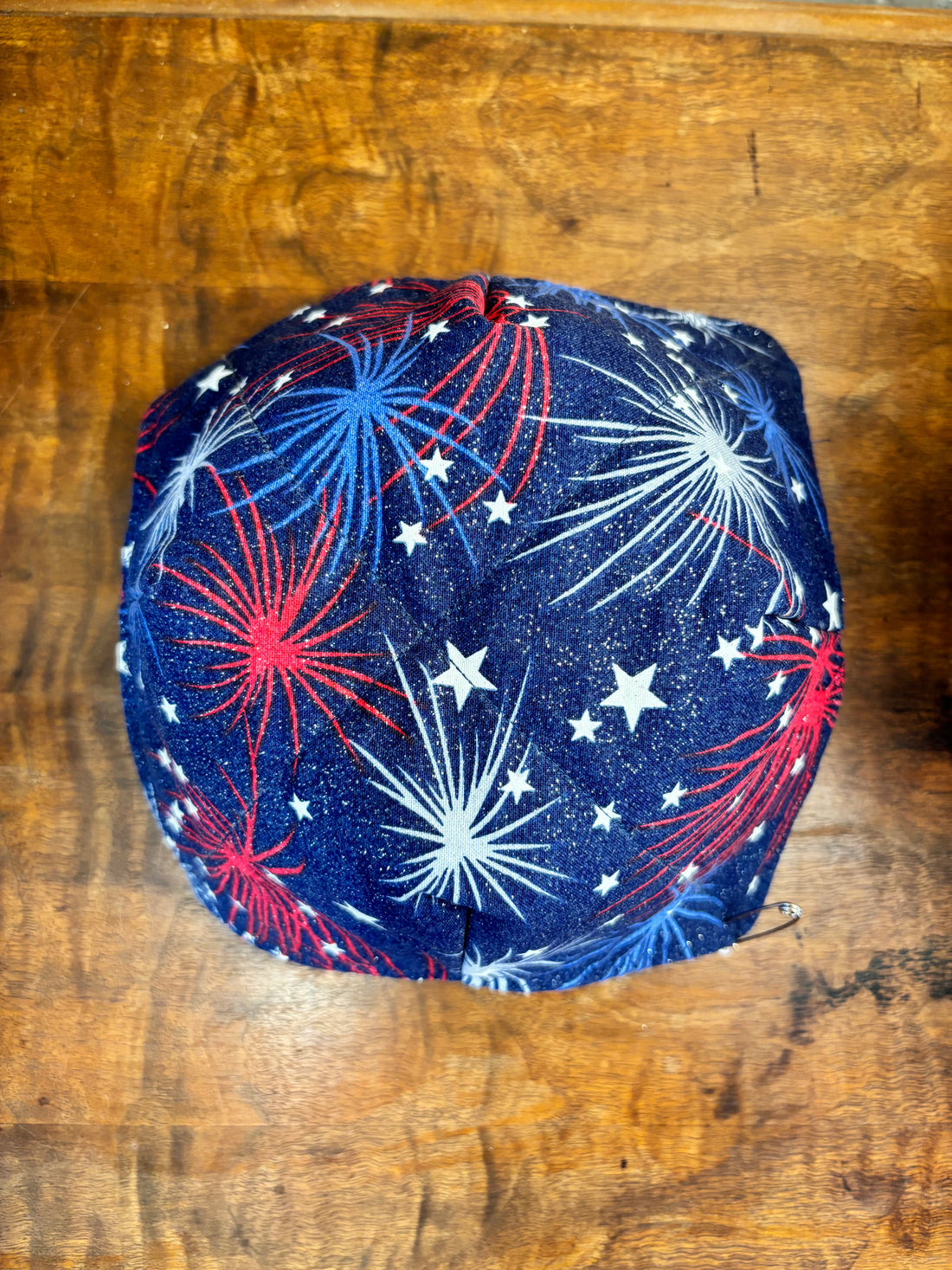 Patriotic Fireworks Bowl Cozy