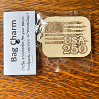 Laser Cut Bag Charm - USA 250