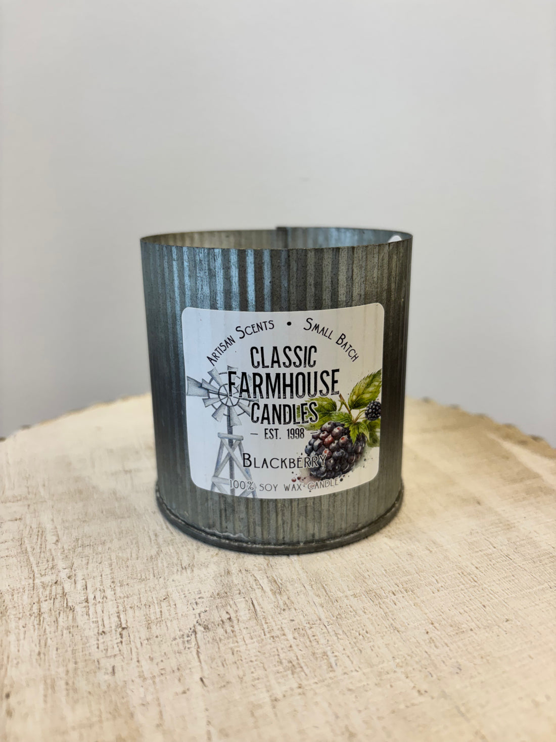 Blackberry Soy Tin Candle