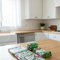 Once Again Home Co - KN Beach Roses: Flourite Green (Reversible)