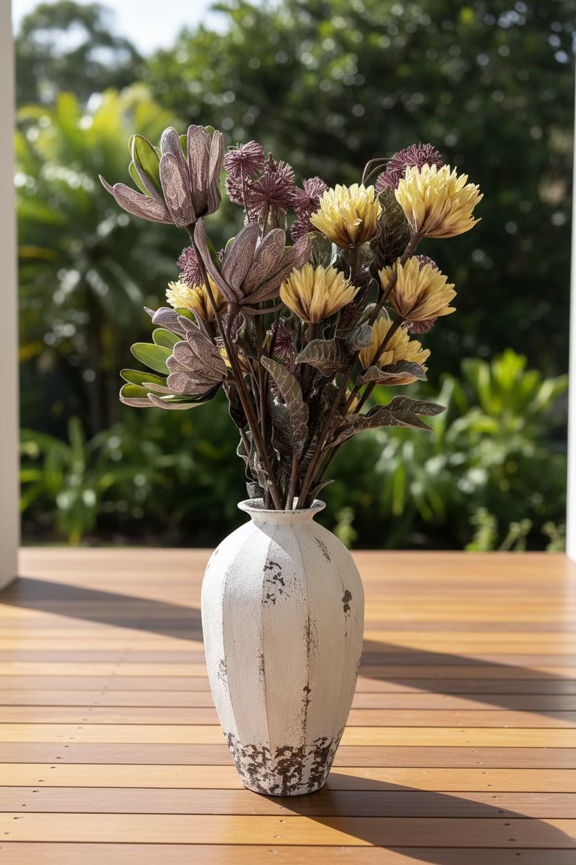 Antiqued Elona Vase