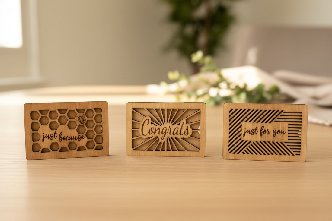 Laser Cut Gift Card Holder