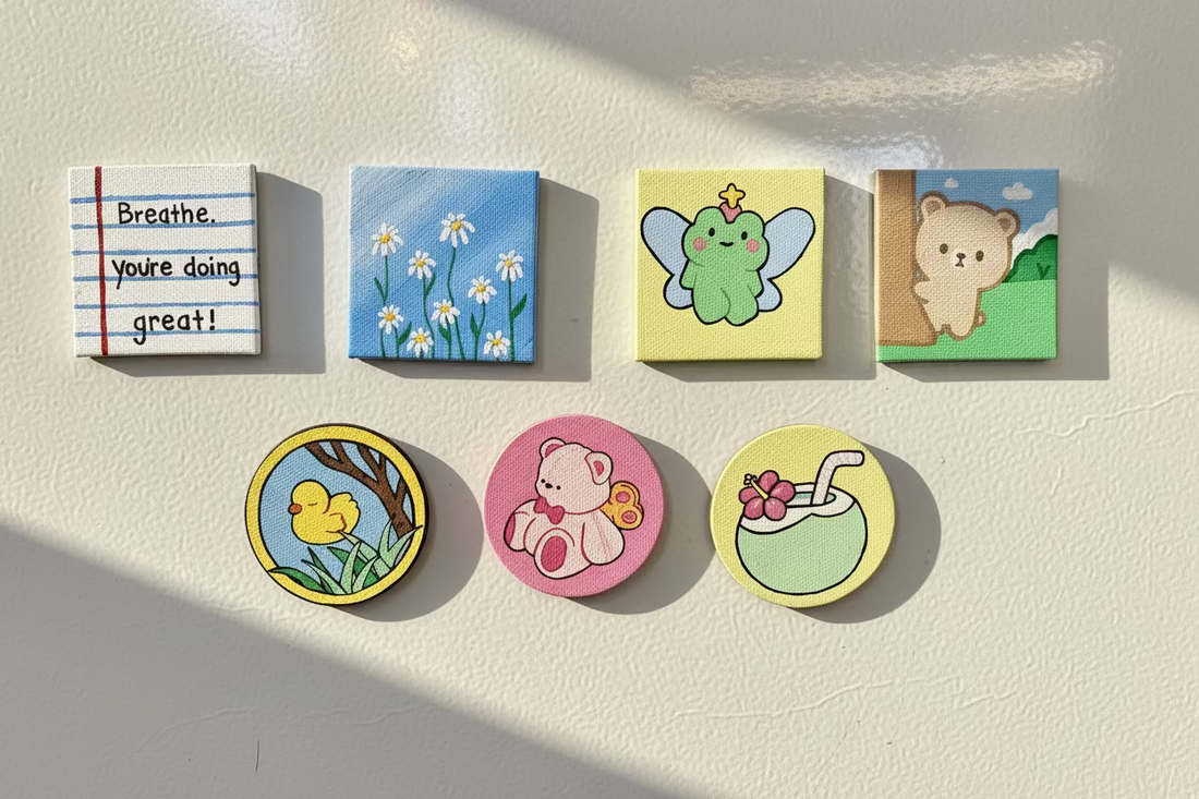 Hand-Painted Magnets