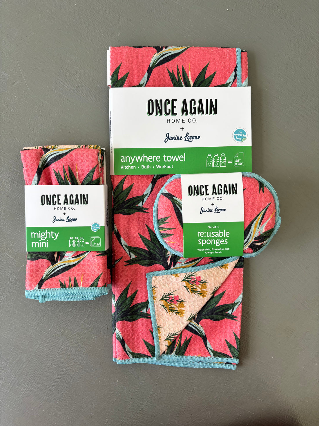 Once Again Home Co - Jl Bird of Paradise - Rose (Reversible)