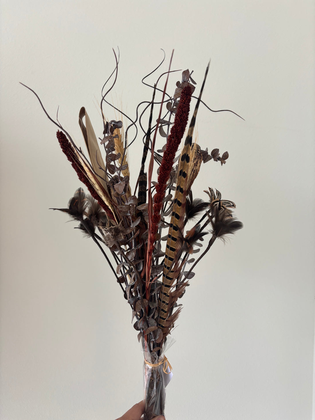 Pheasant Feather Bouquet - Wheat