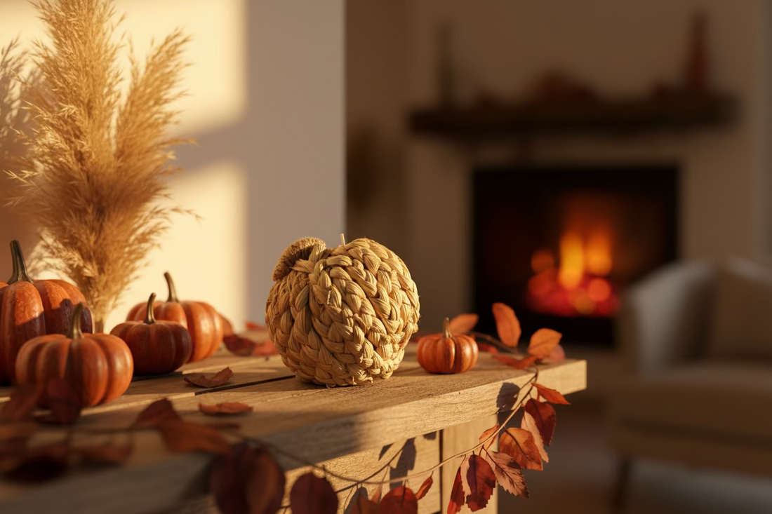 Rope Pumpkins - 4"