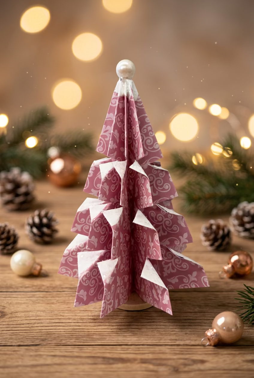 Handcrafted Paper Trees - Pink