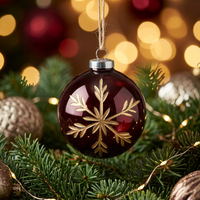 Red Snowflake Ornament