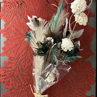 Pheasant + Mallard Duck Feather Floral Bouquet