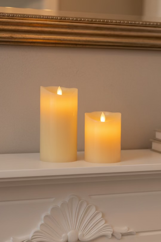 Wax LED Pillar Candle
