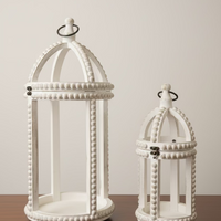 Wooden Beaded Lantern