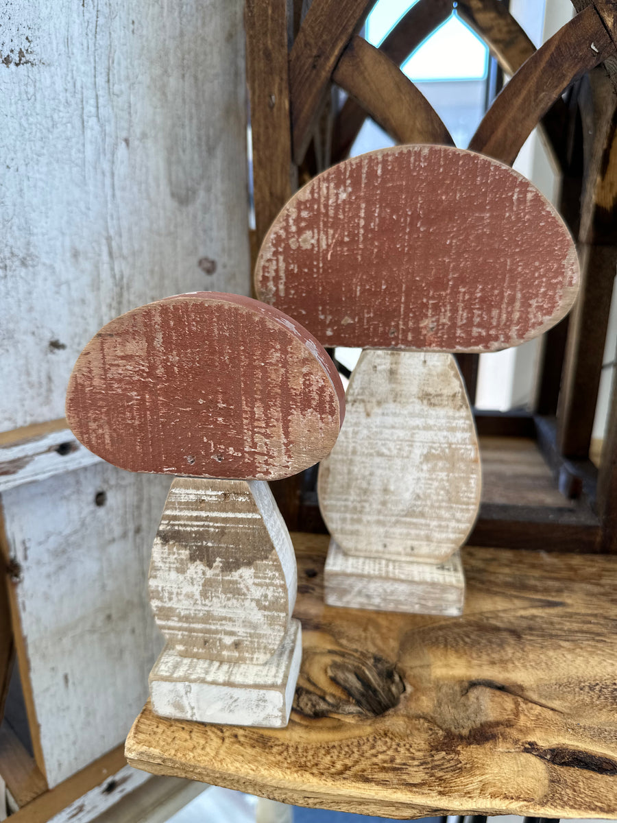 Wooden Mushrooms