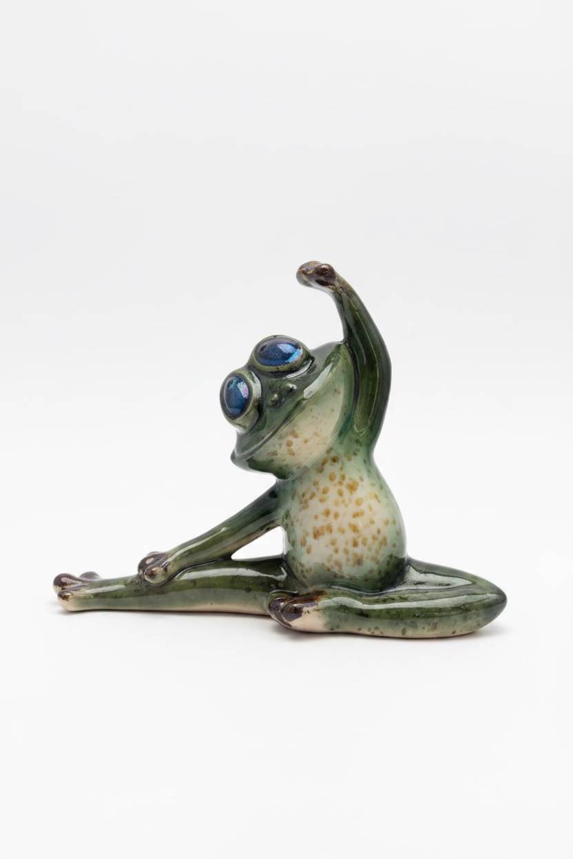 Stretching Ceramic Frogs