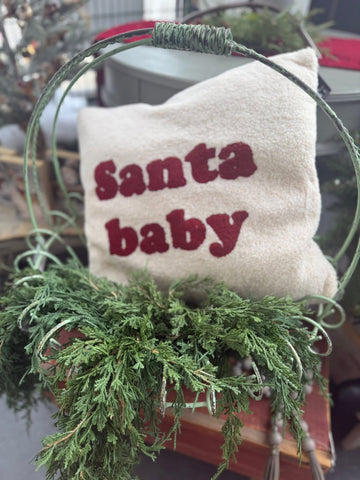 Santa Baby Pillow