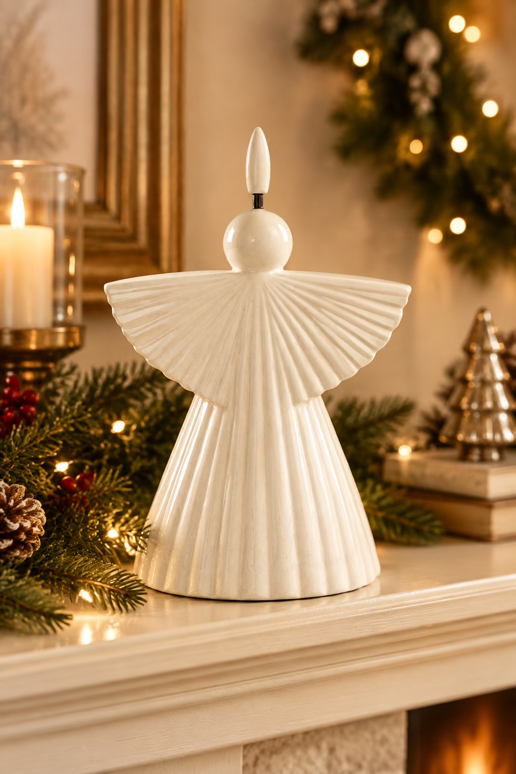 LED Wax Angel Candle