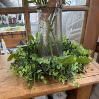 14" Ashford Eucalyptus Candle Wreath