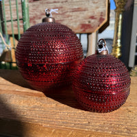 Red Dots Ornament Jar