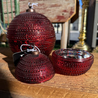 Red Dots Ornament Jar