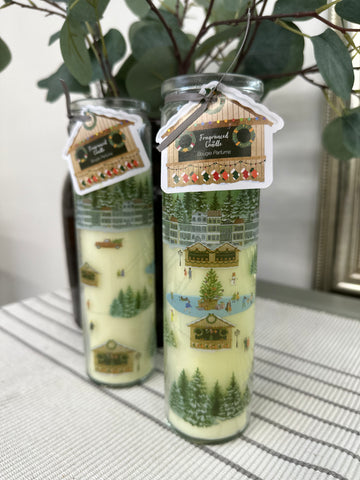 Christmas Market Tube Candle