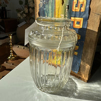 Vintage Lidded Glass Jar