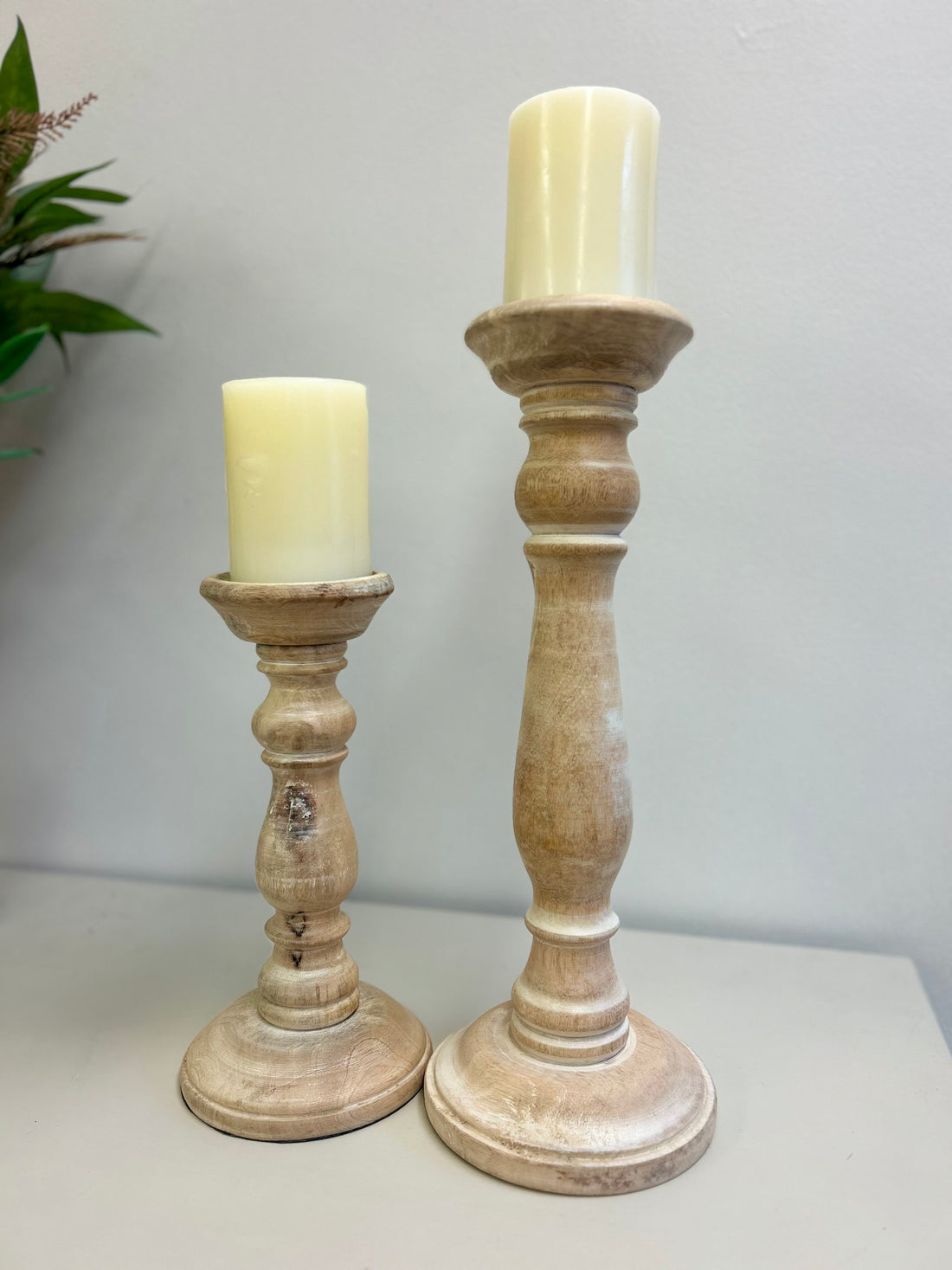 Wooden Candlesticks