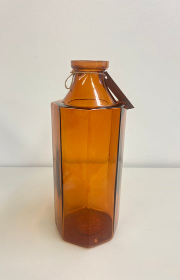 Brown Glass Vase