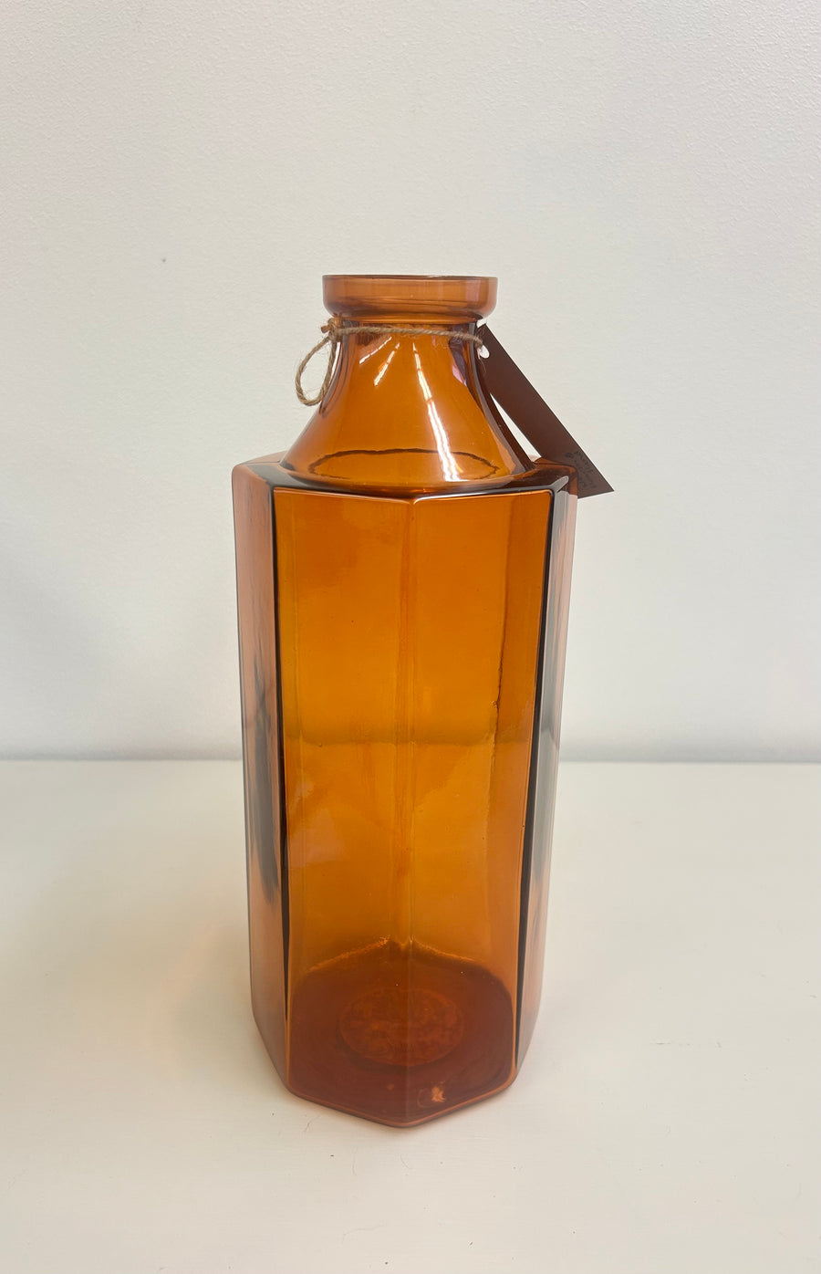 Brown Glass Vase