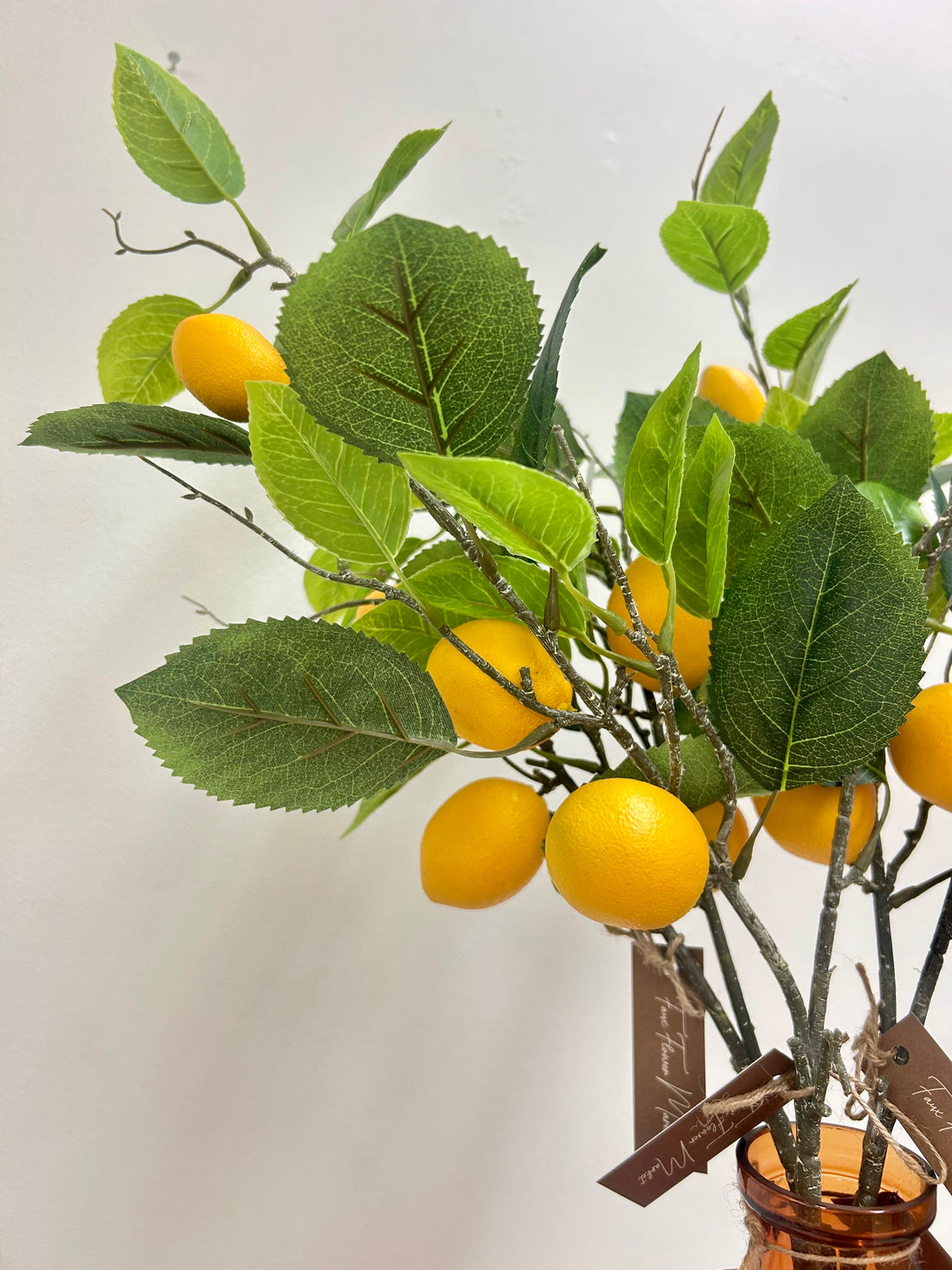 Faux Lemon Branches