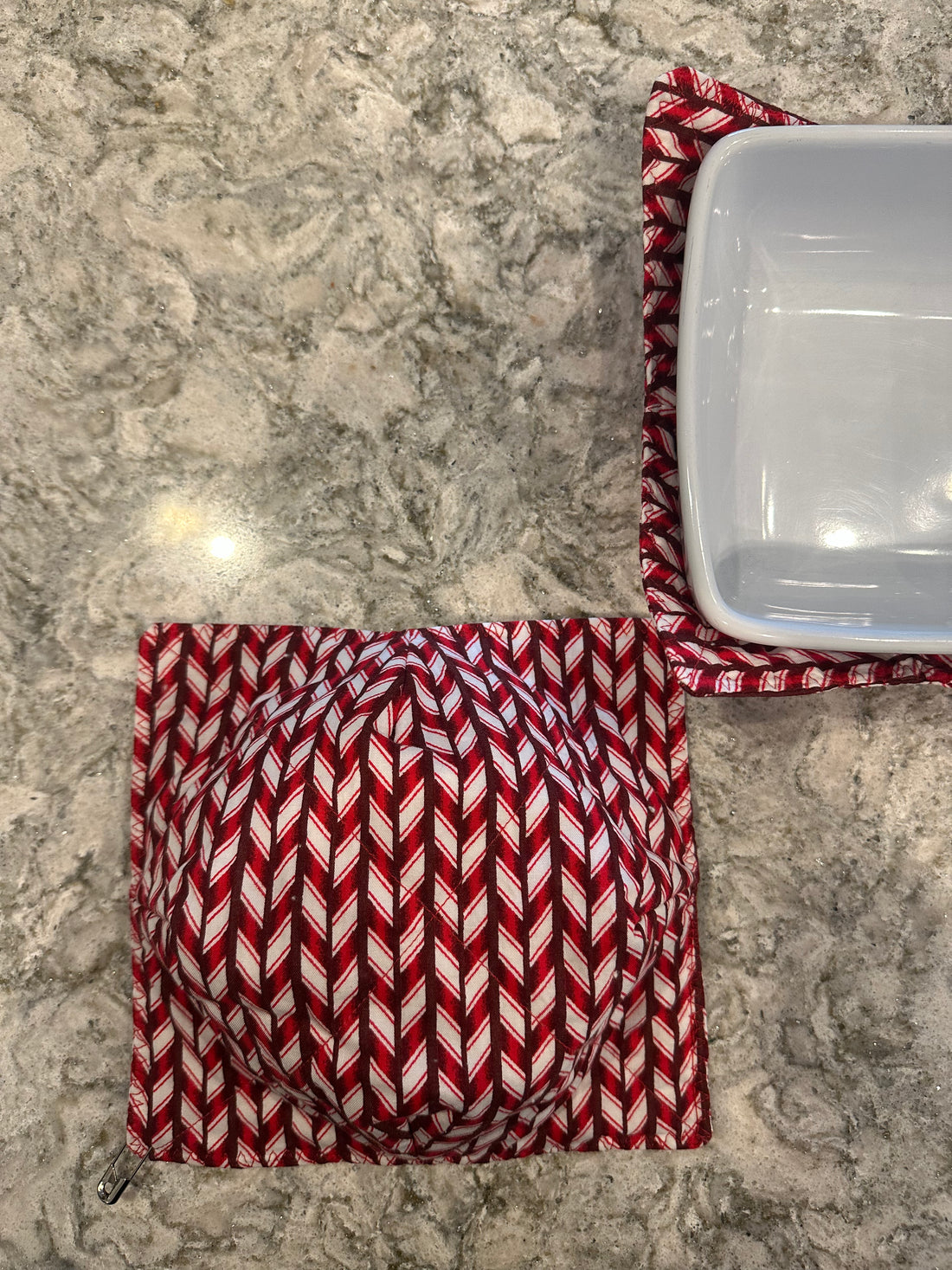 Candy Cane Sticks Bowl Cozy