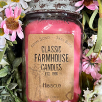 Hibiscus Candle