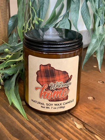 Wisconsin Home Natural Soy Wax Candle