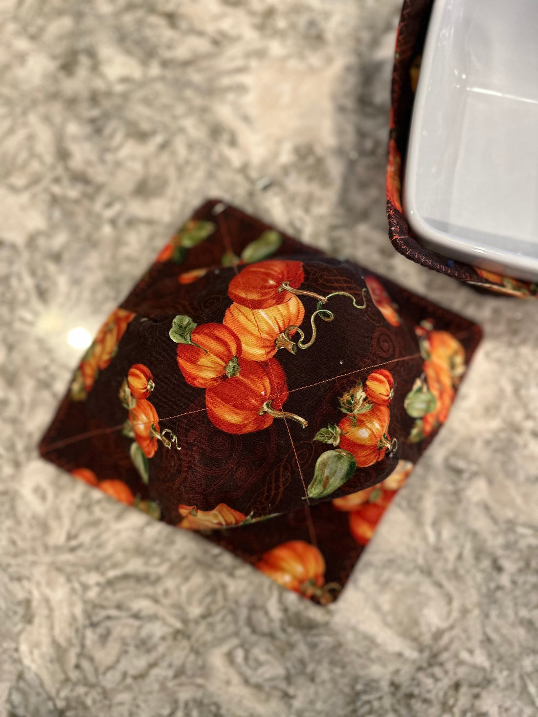 Harvest Pumpkins Bowl Cozy