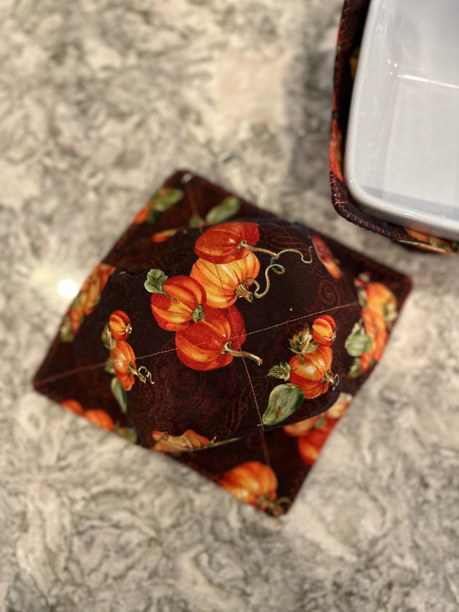 Harvest Pumpkins Bowl Cozy