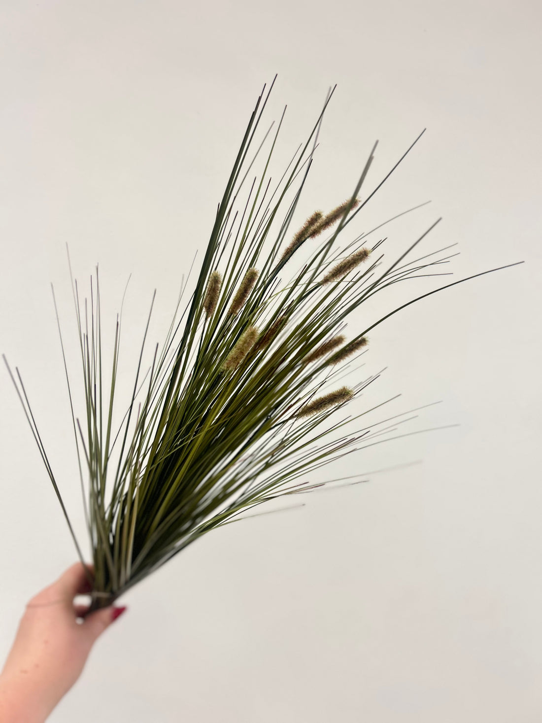 Faux Meadow Grass Bush