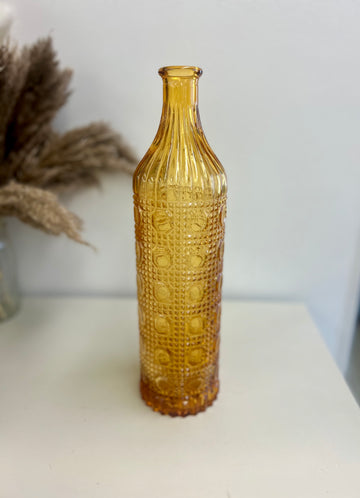Yellow Bottle Vase
