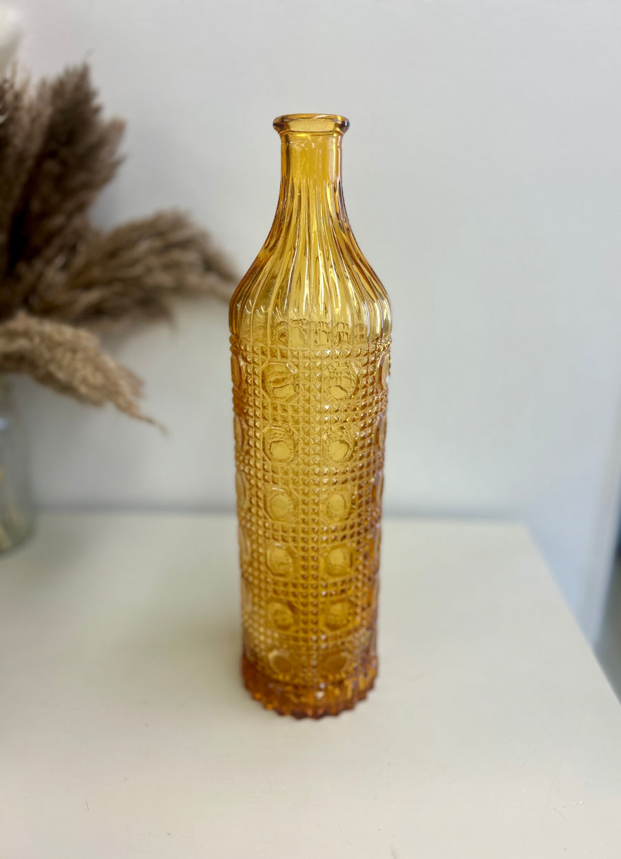 Yellow Bottle Vase