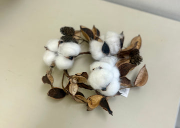 Cotton Candle Ring