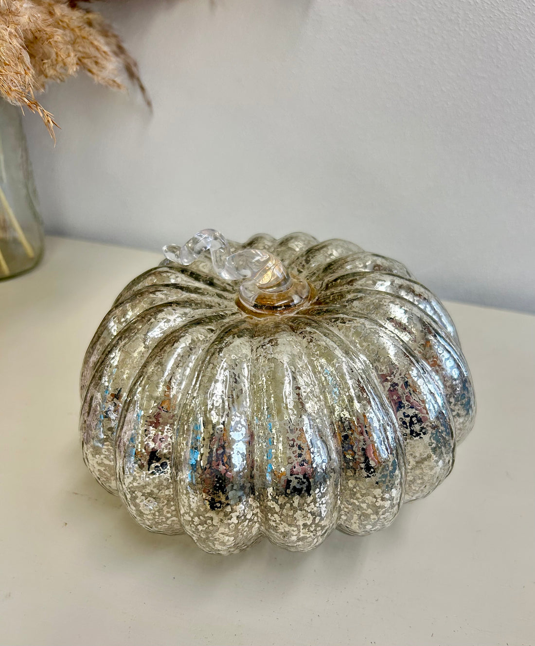 Mercury Glass Pumpkin