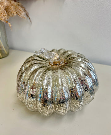 Mercury Glass Pumpkin