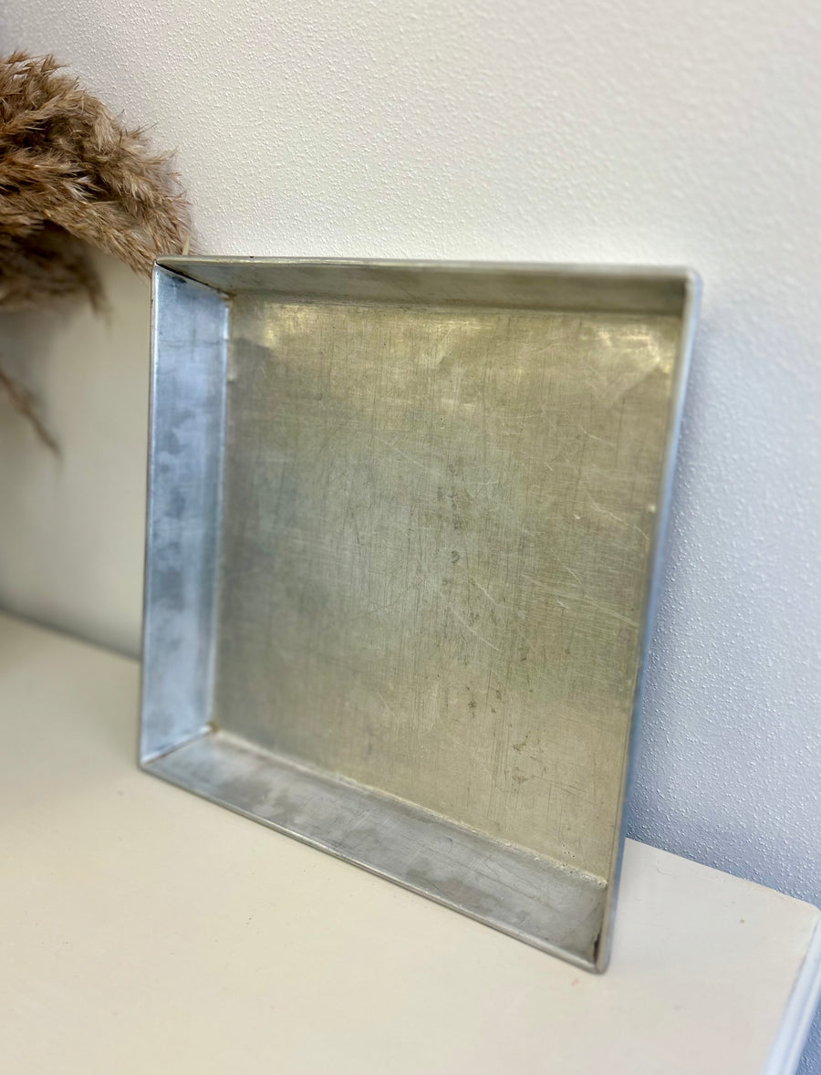 Tin Square Tray