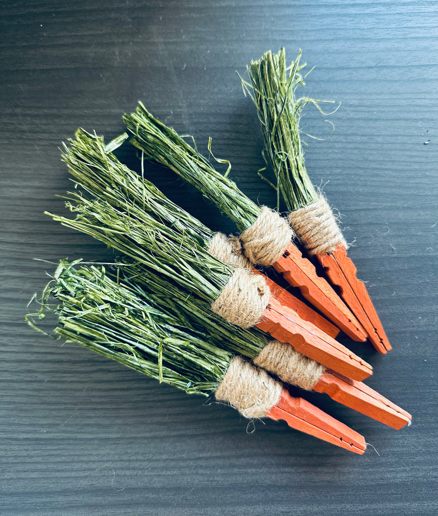 Wooden Carrots